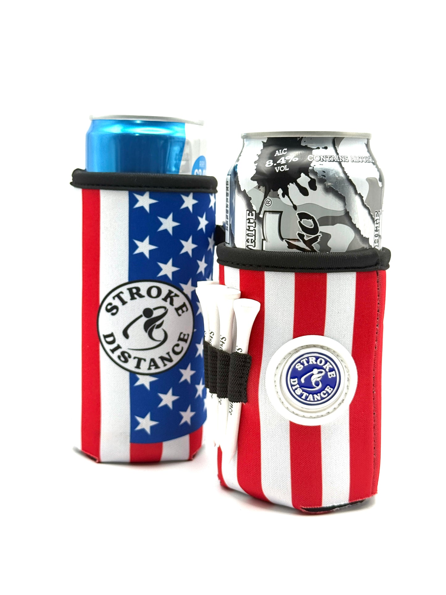 USA Beverage Caddie Koozie Pack