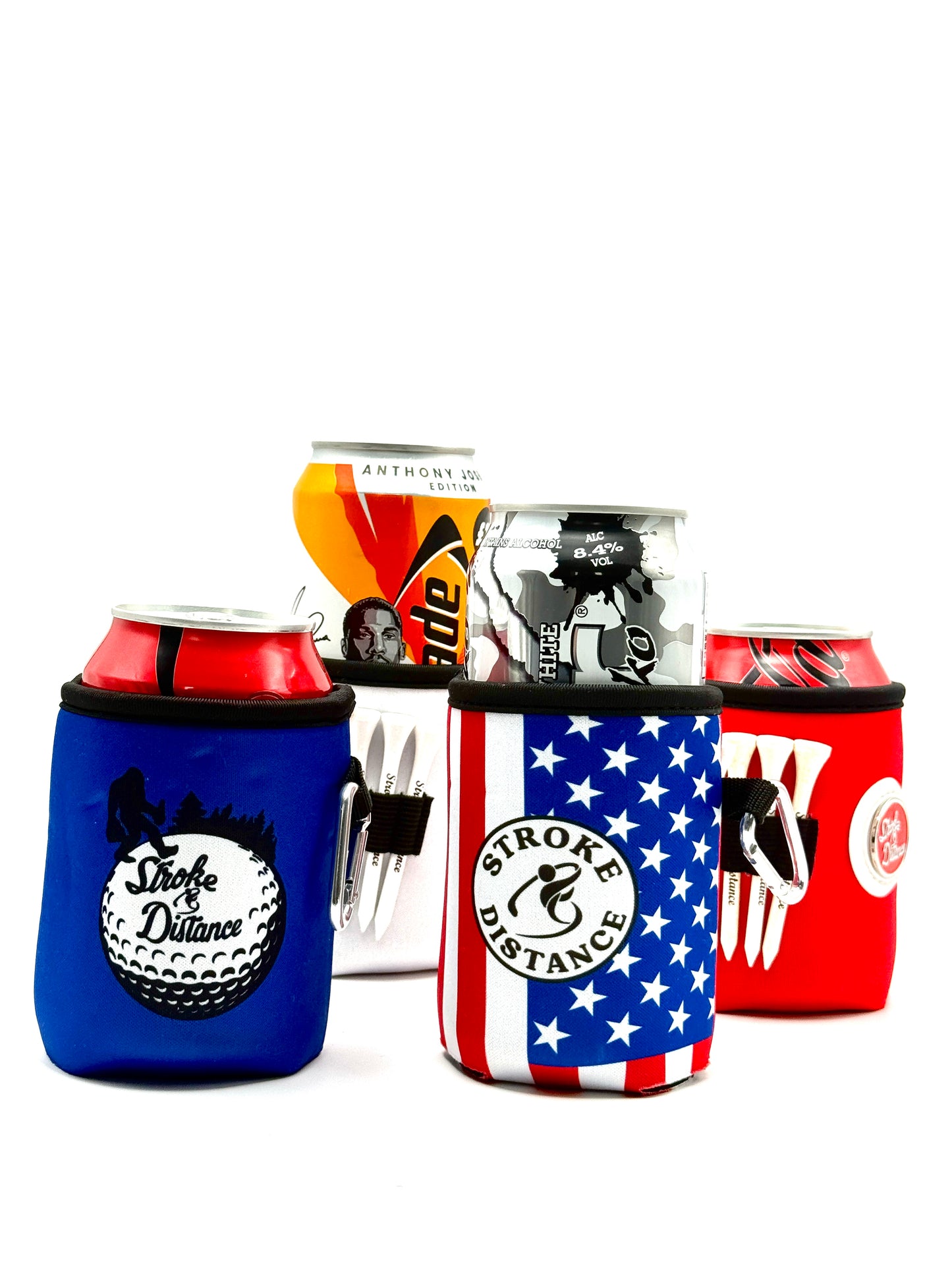 USA Beverage Caddie Koozie Pack