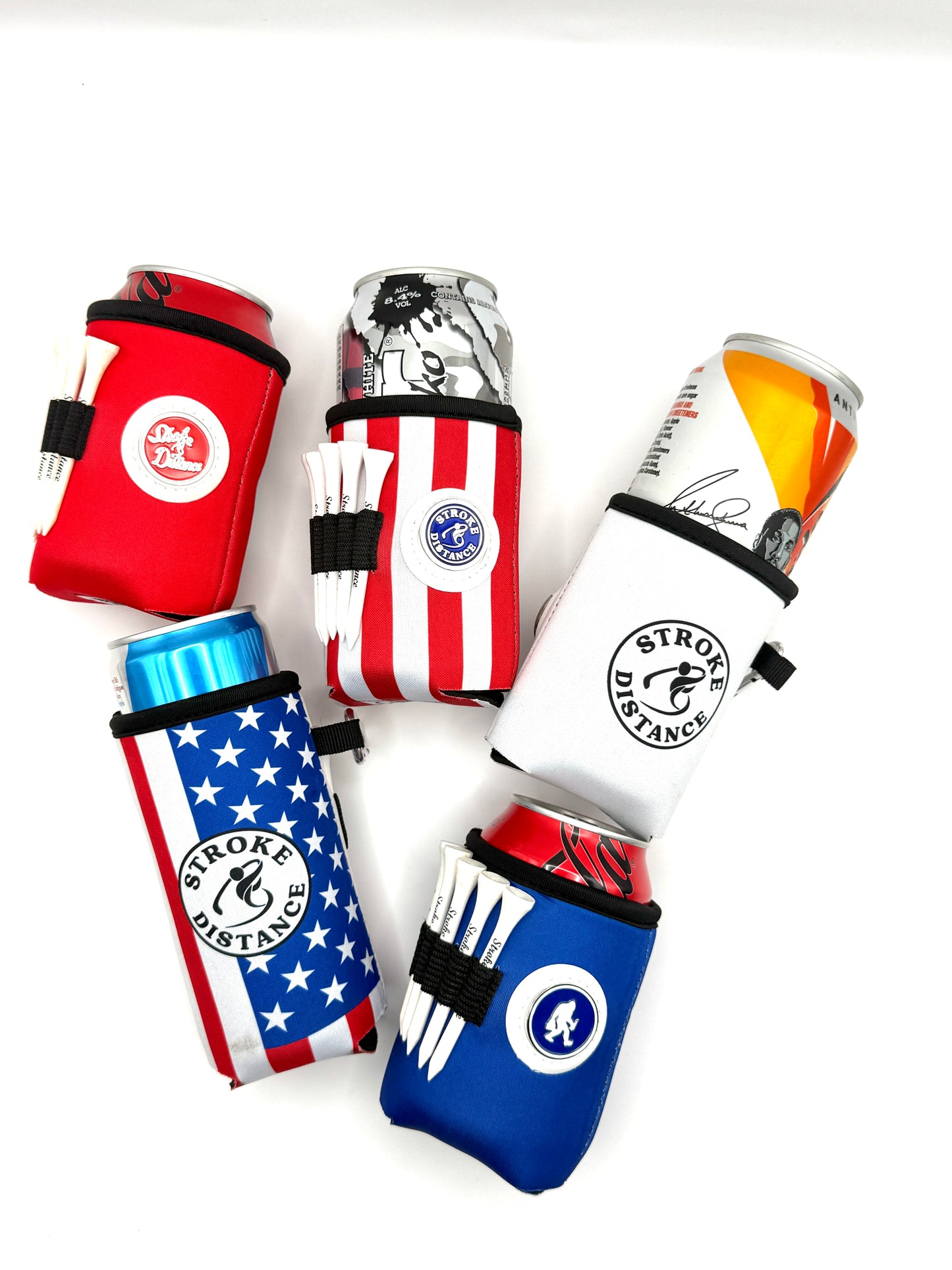 USA Beverage Caddie Koozie Pack