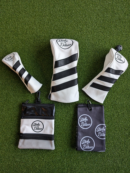 Stroke and Distance Logo head covers