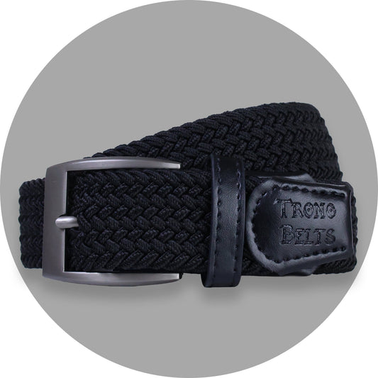 Core Black Premium Stretch Belt - Stroke & Distance