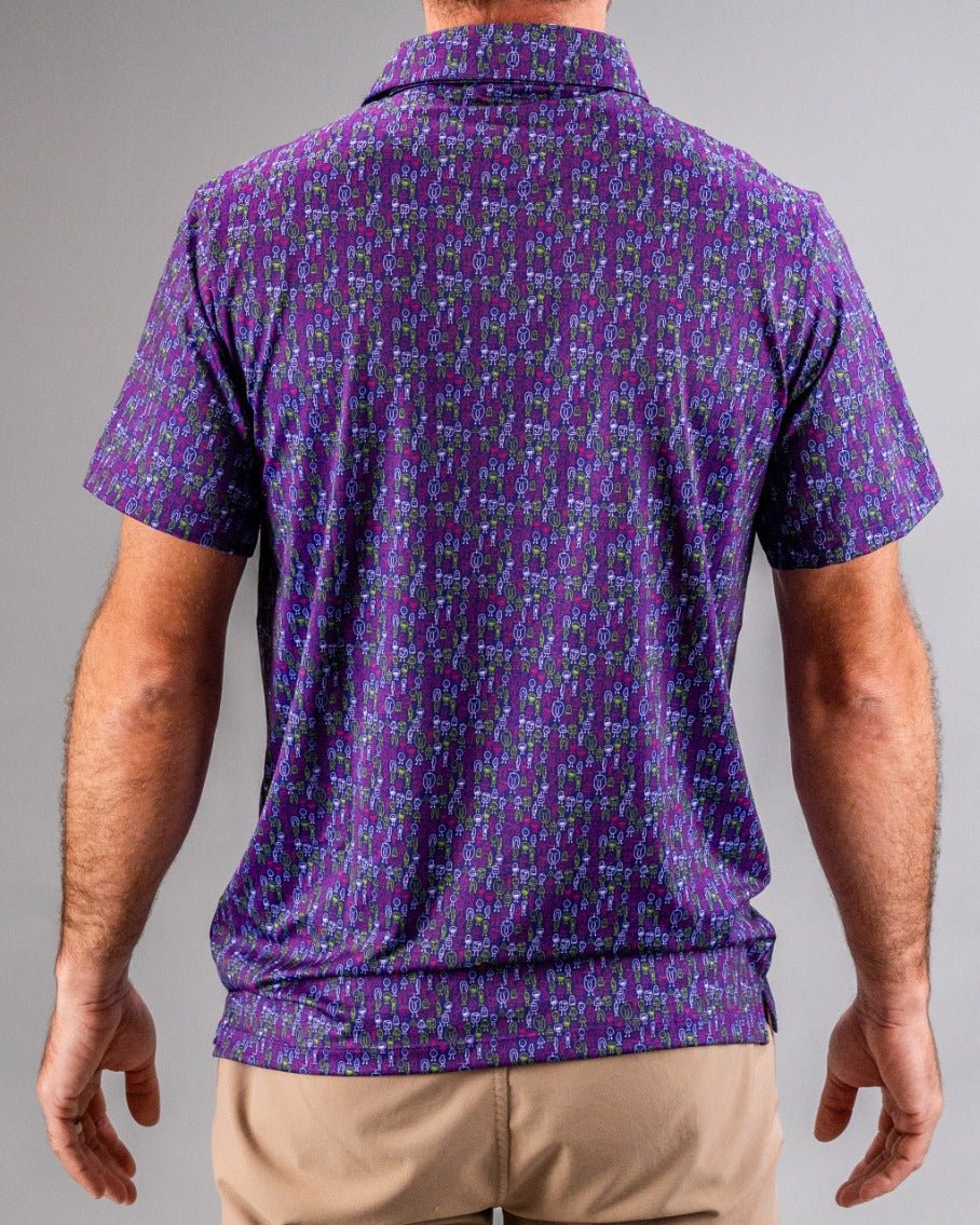 Doodle Guy Purple - Stroke & Distance