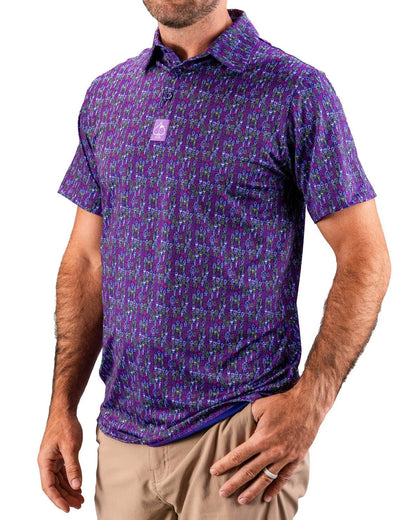 Doodle Guy Purple - Stroke & Distance