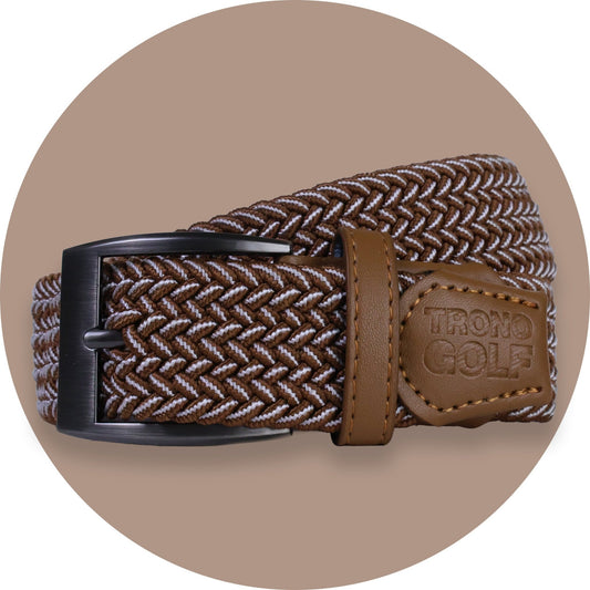 Mocha Premium Stretch Belt - Stroke & Distance