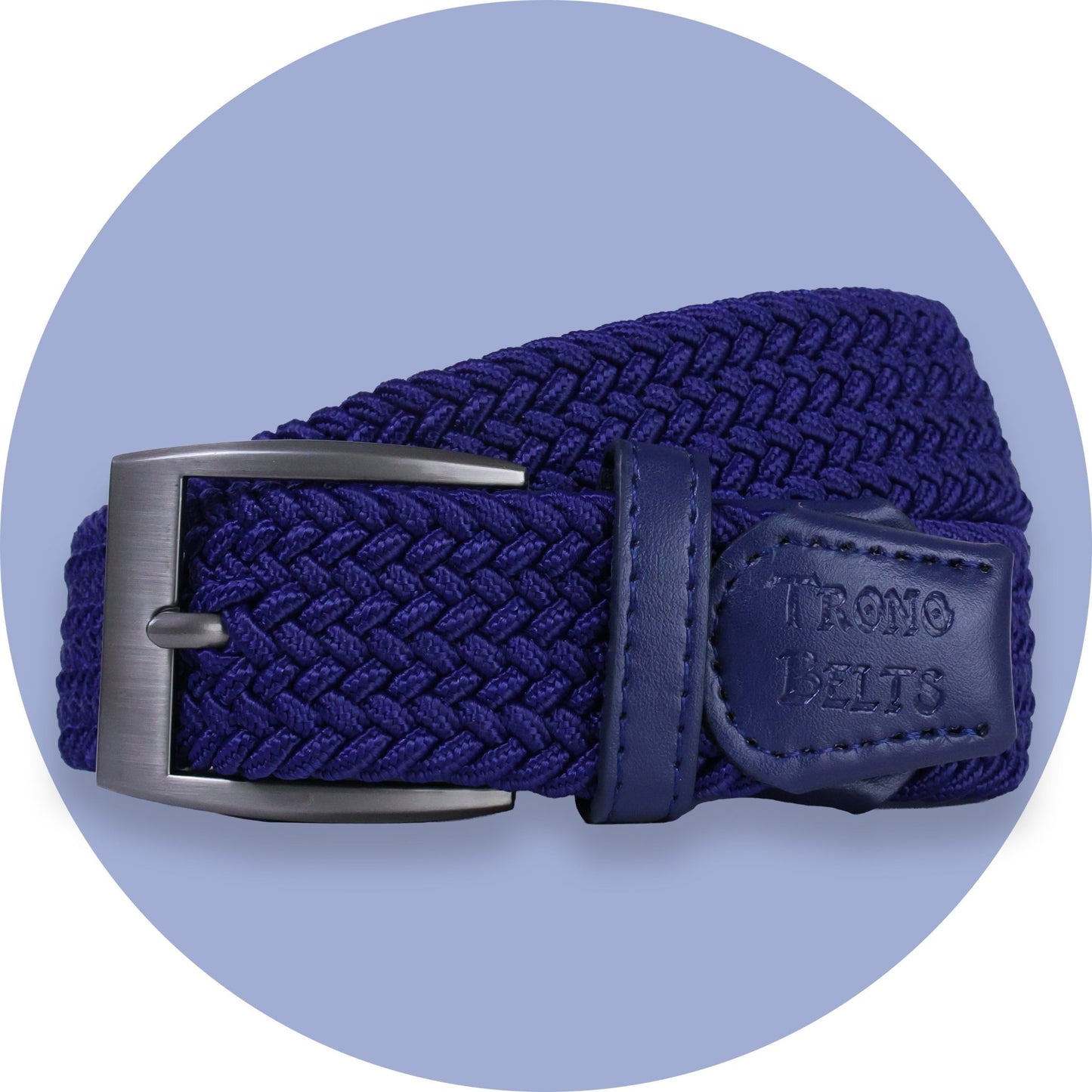 Navy Blue Premium Stretch Belt - Stroke & Distance