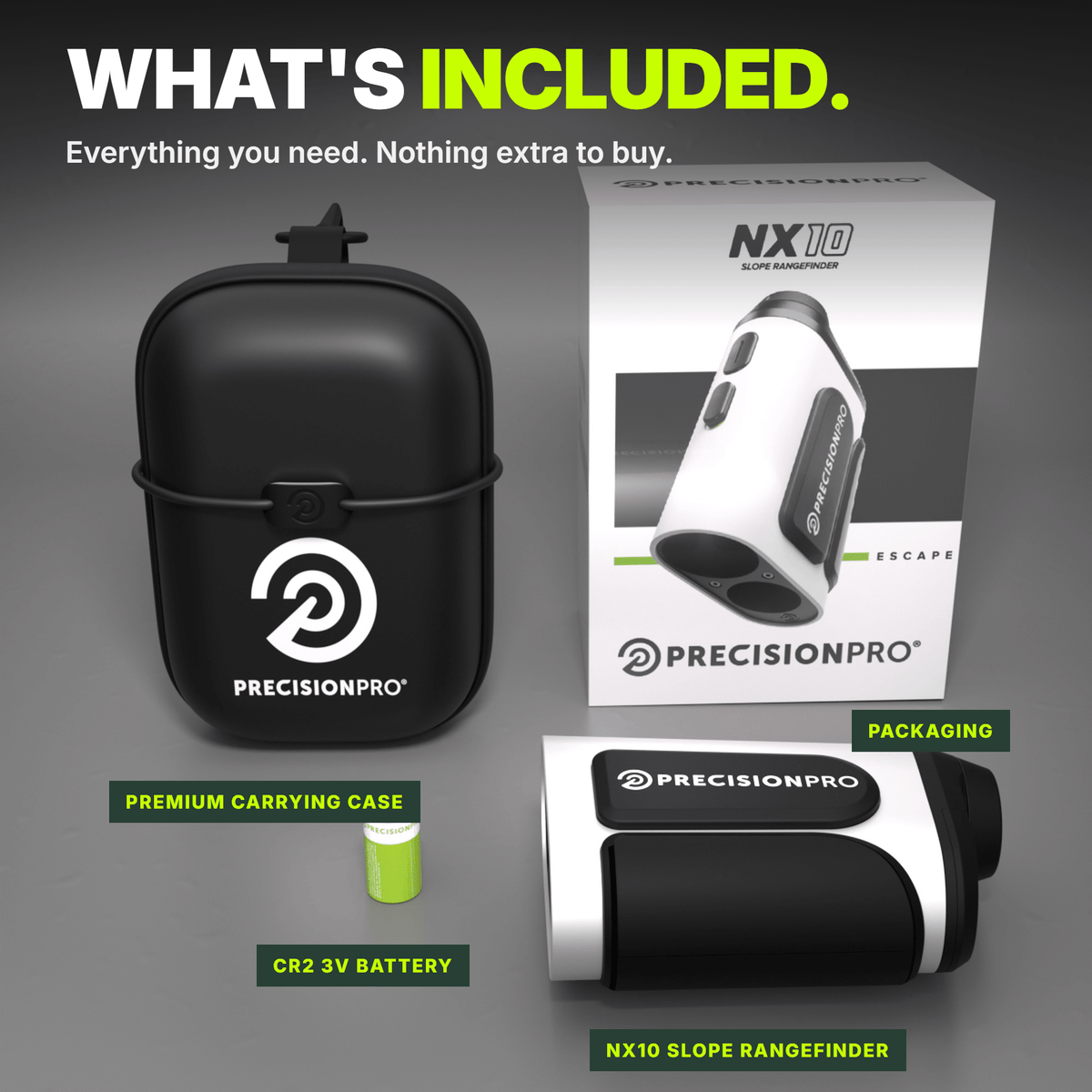 NX10 Slope Rangefinder - Stroke & Distance