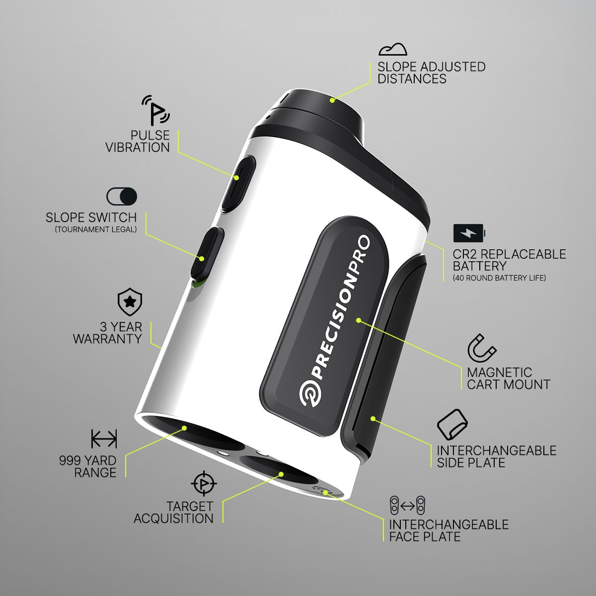 NX10 Slope Rangefinder + DUO Speaker Bundle - Stroke & Distance