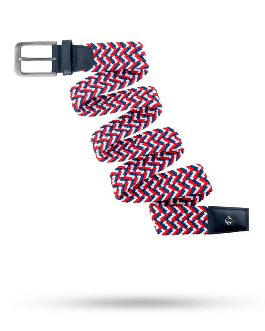 Pins Belt - Red White & Blue - Stroke & Distance