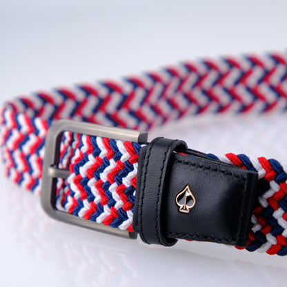 Pins Belt - Red White & Blue - Stroke & Distance