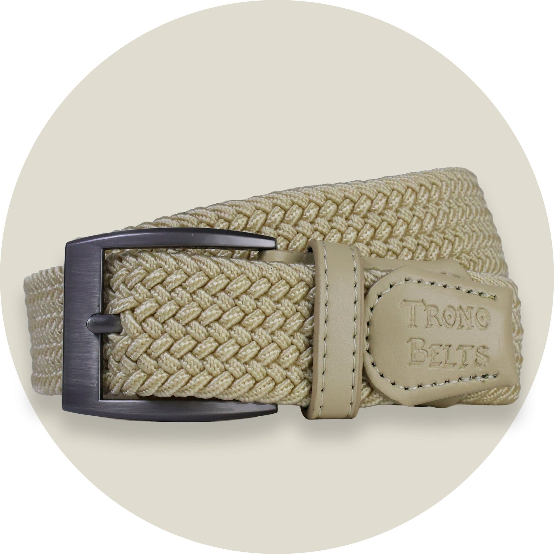 Sandy Tan Premium Stretch Belt - Stroke & Distance