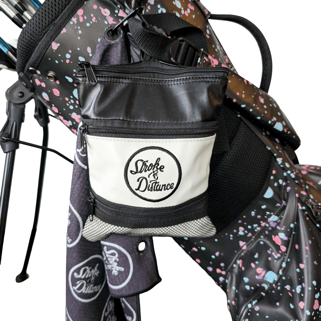 S&D Golf Pouch On - the - Go Solution for Your Golfing Essentials - Stroke & Distance