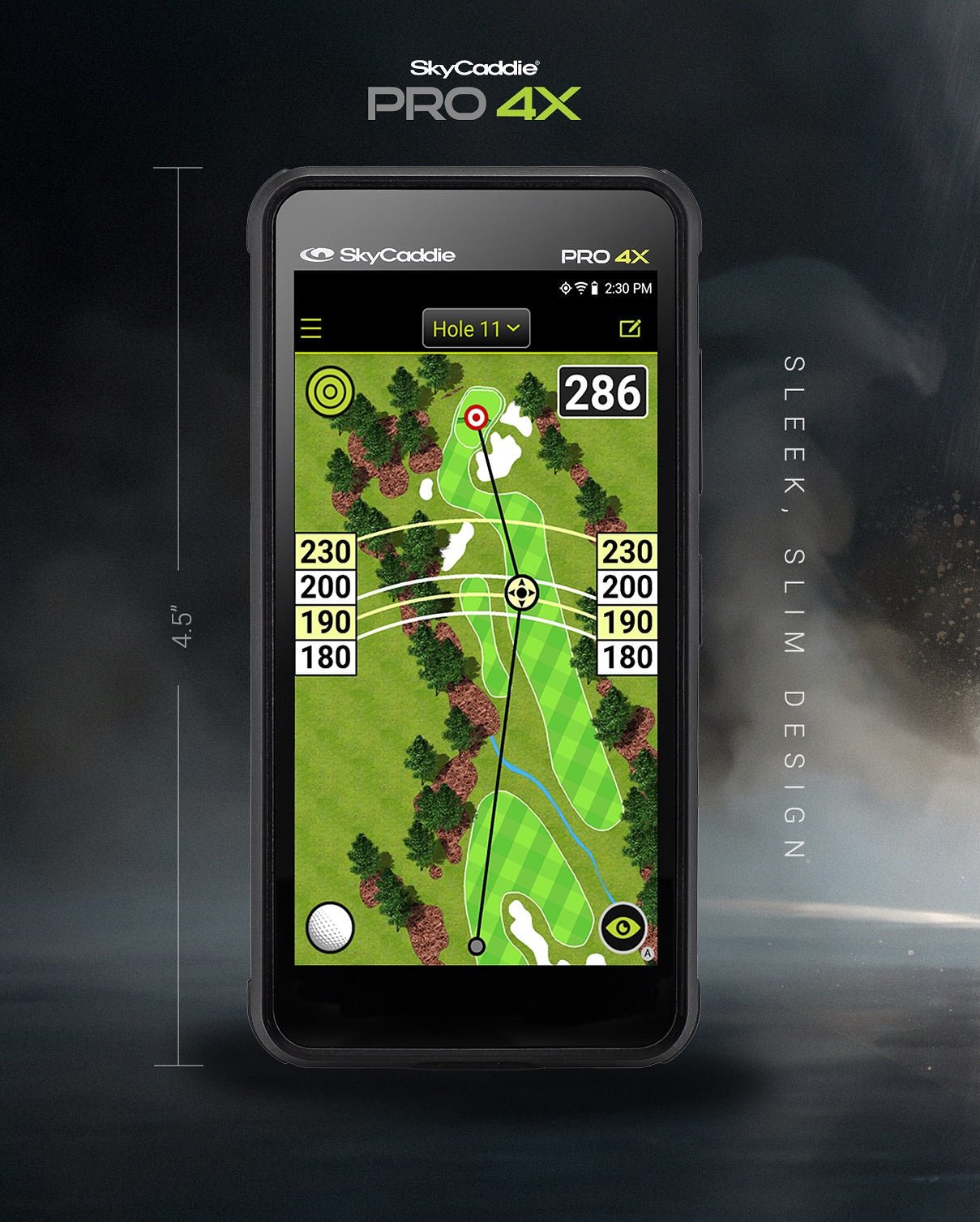 SkyCaddie® PRO 4X - Stroke & Distance