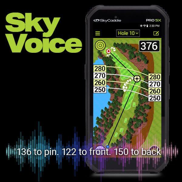 SkyCaddie® PRO 5X - Stroke & Distance