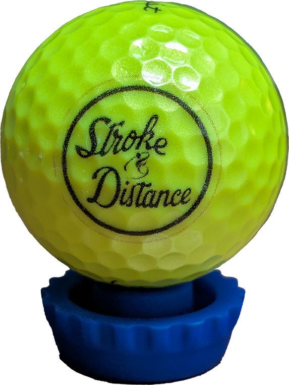Spill - Proof Screen Print Bottle Cap - Golf Tee Combo Variety Pack - Stroke & Distance