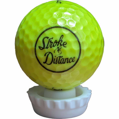Spill - Proof Screen Print Bottle Cap - Golf Tee Combo Variety Pack - Stroke & Distance