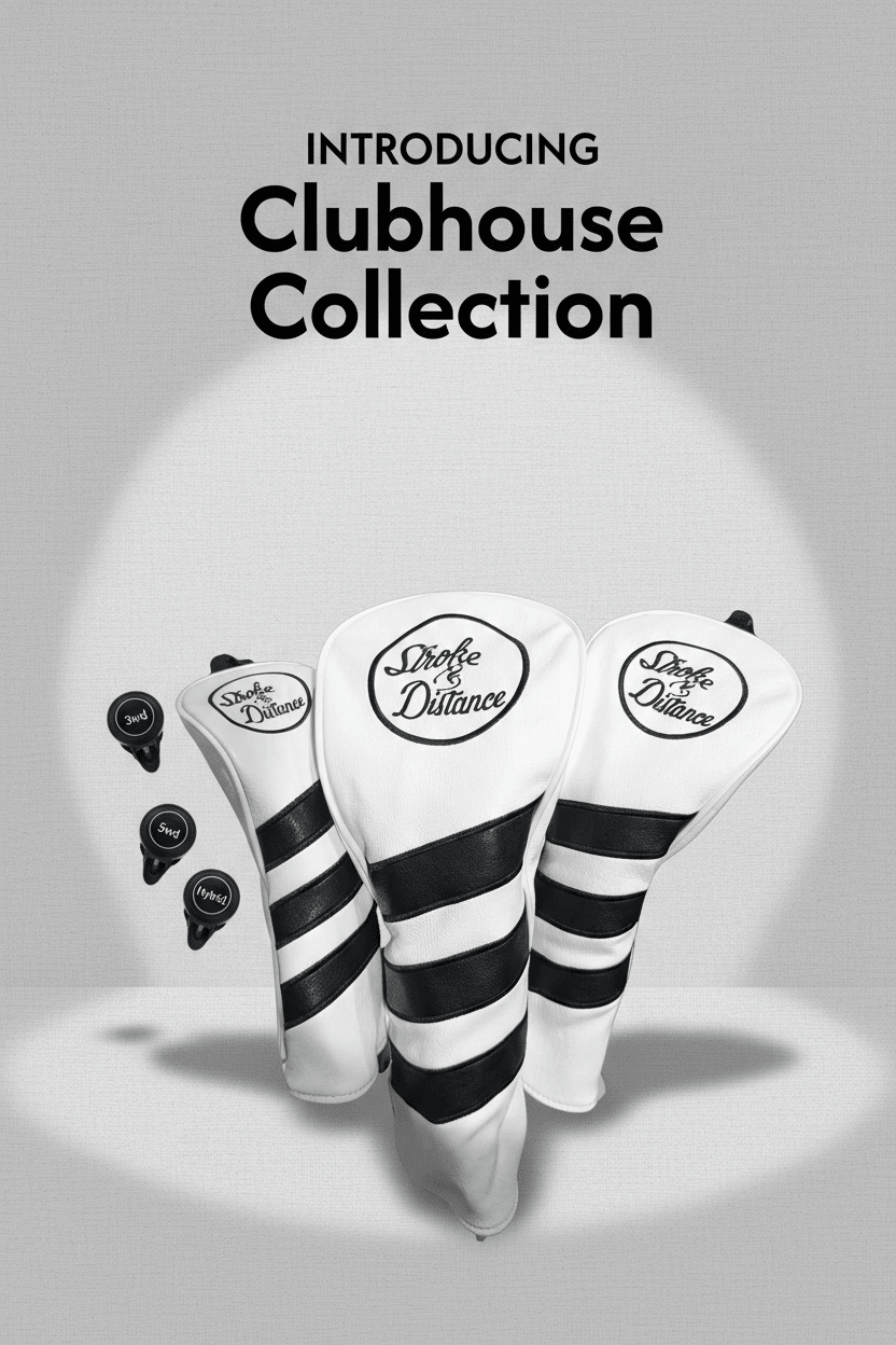 Stroke & Distance Golf Head Cover: Premium Protection, Stylish Design, Perfect Fit! - Stroke & Distance
