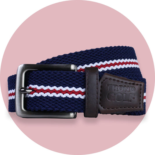 The Pinstripe Premium Stretch Belt - Stroke & Distance