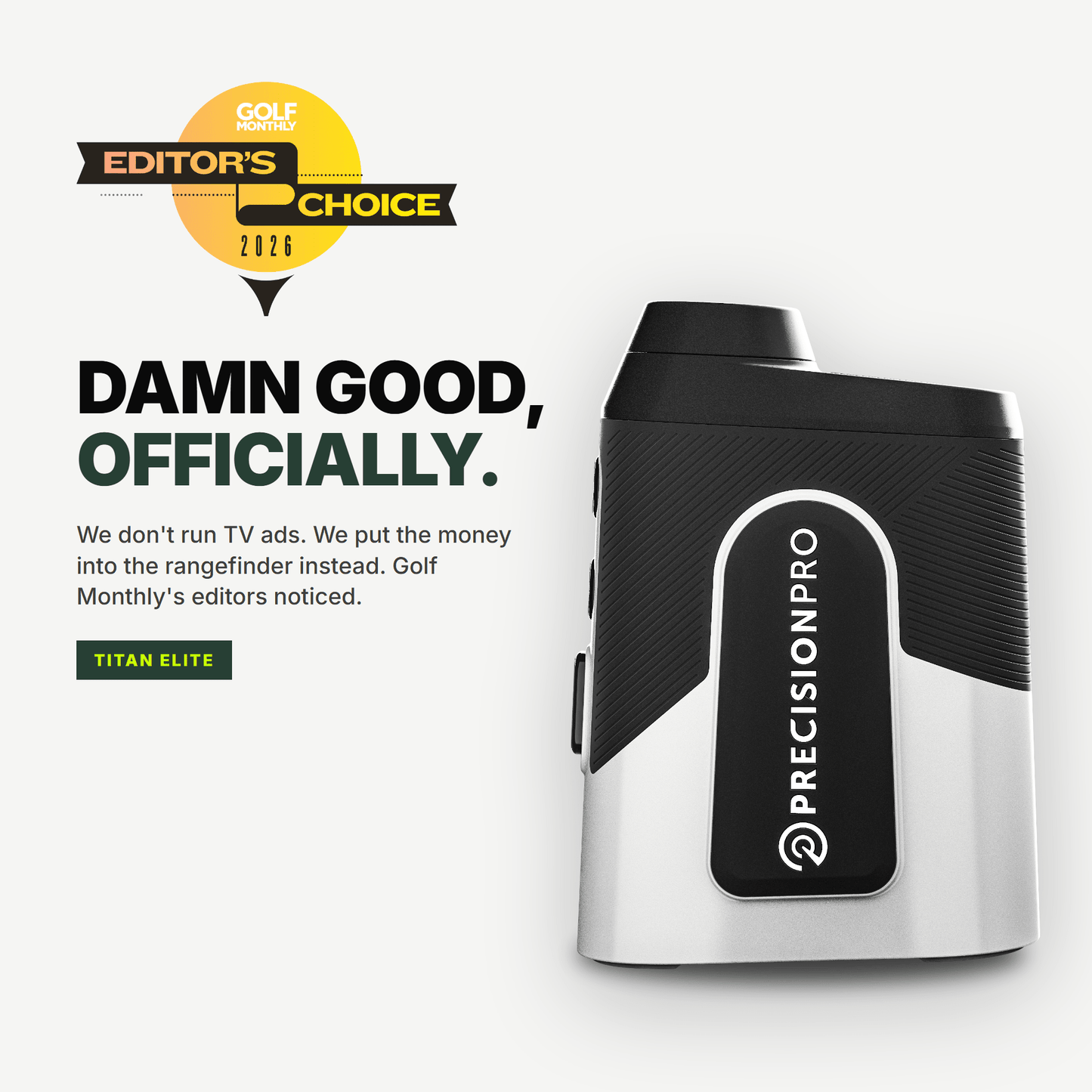 Titan Elite Rangefinder - Stroke & Distance
