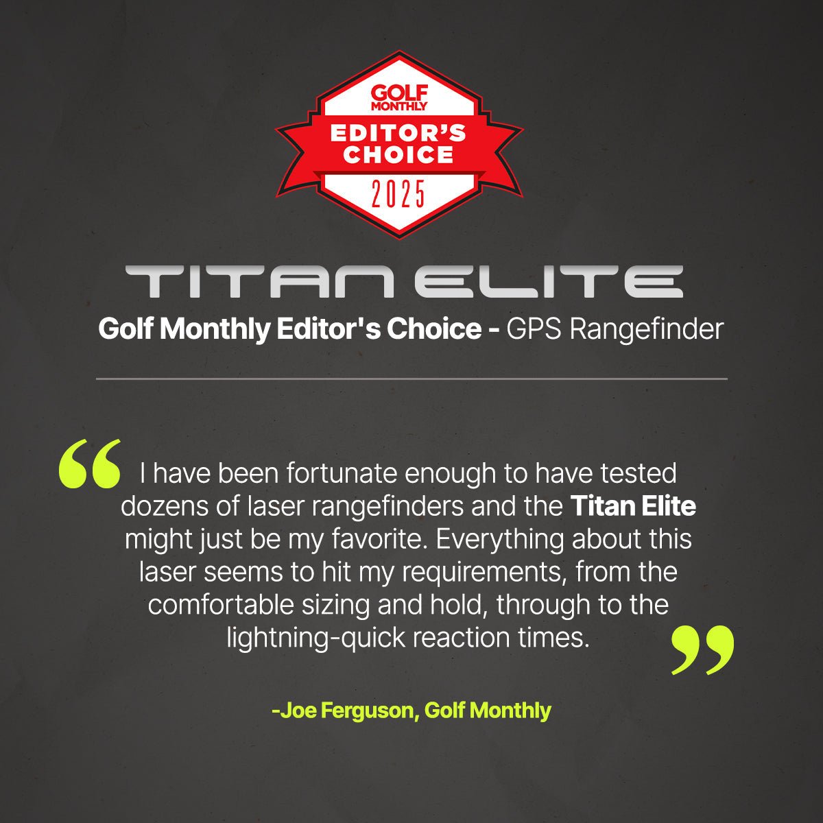 Titan Elite Rangefinder + DUO Speaker Bundle - Stroke & Distance