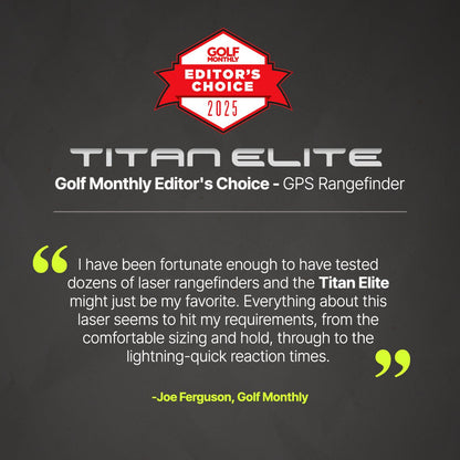 Titan Elite Rangefinder + DUO Speaker Bundle - Stroke & Distance