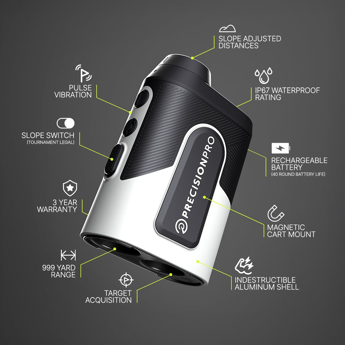 Titan Elite Rangefinder + DUO Speaker Bundle - Stroke & Distance