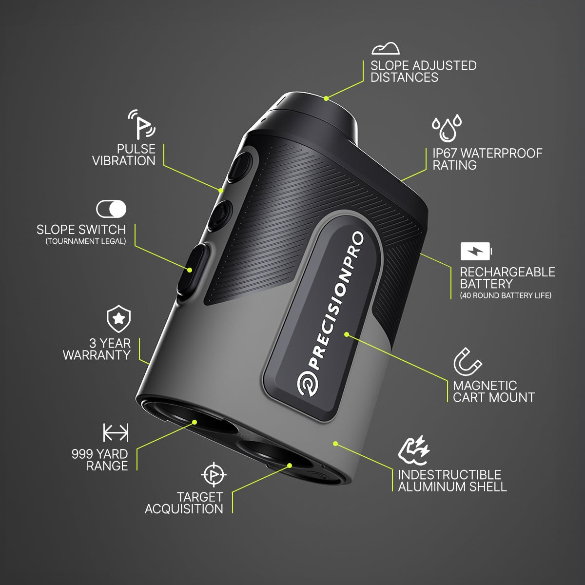 Titan Slope Rangefinder + DUO Speaker Bundle - Stroke & Distance