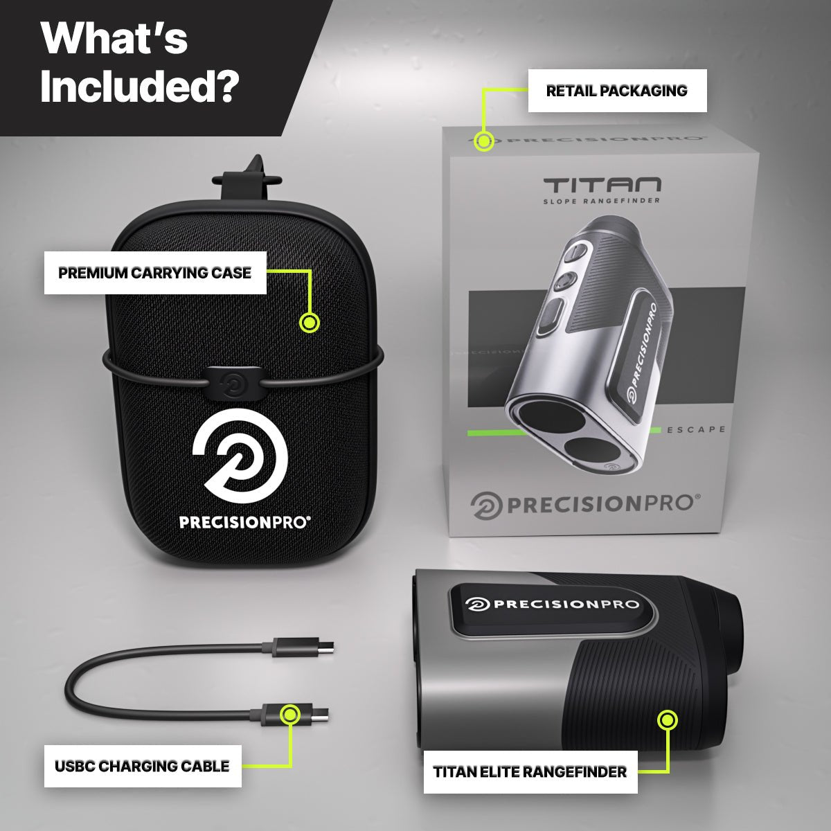 Titan Slope Rangefinder - Team USA - Stroke & Distance