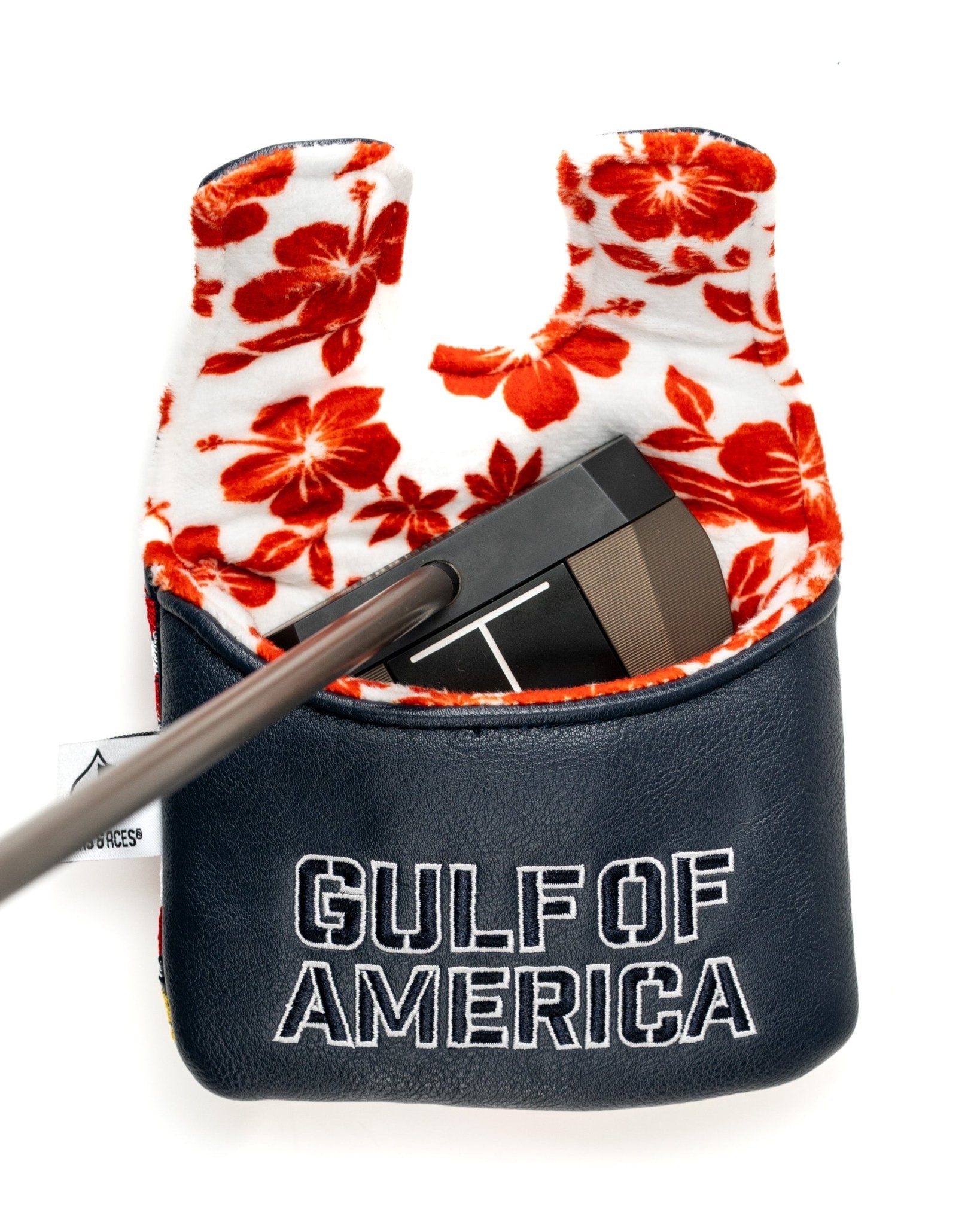 Trump - Gulf of America - Center Shaft Mallet Putter Cover - Stroke & Distance